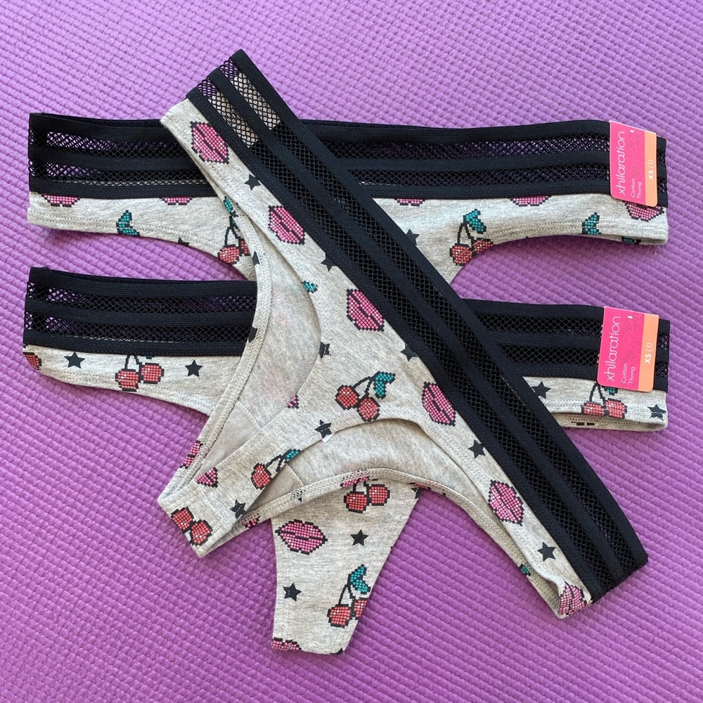 Size XS-L Cotton Thongs NWT!